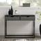 Walker Edison Gray 2-Drawer Faux Shagreen Entry Table